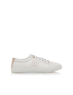 Zapatilla blanca nude de mujer - MUSTANG 60615 - blanco