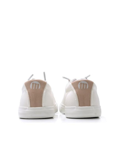 Zapatilla blanca nude de mujer - MUSTANG 60615 - blanco