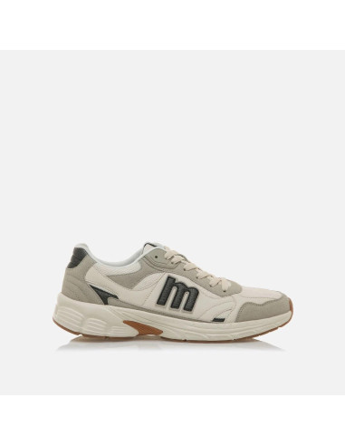 Zapatillas blancas Daddy de hombre - MUSTANG 84781- blanco