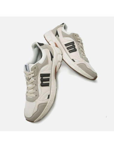 Zapatillas blancas Daddy de hombre - MUSTANG 84781- blanco
