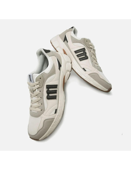 Zapatillas blancas Daddy de hombre - MUSTANG 84781- blanco