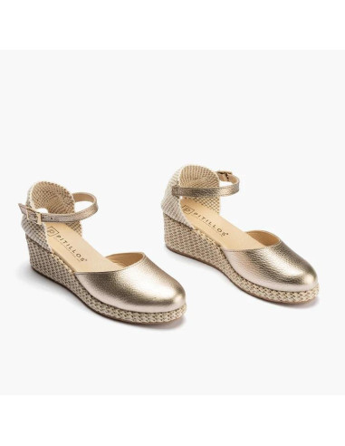 Valenciana con hebilla en laminado ORO- PITILLOS 10624 - oro