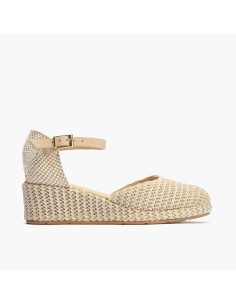 Valenciana cuña pala en rafia - PITILLOS 10620 - natural