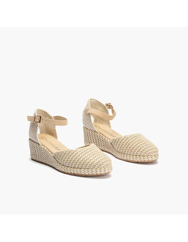 Valenciana cuña pala en rafia - PITILLOS 10620 - natural