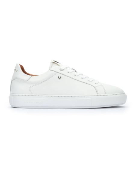 Deportivo piel cordones- MARTINELLI 1738-2950S - blanco
