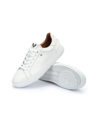 Deportivo piel cordones- MARTINELLI 1738-2950S - blanco