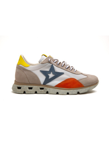 Deportivo chico estrella y cordón elástico - CETTI C1259 - blanco
