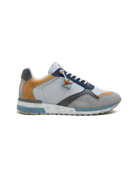 Deportivo de chico piso letras y cierre elástico - CETTI C848-XL - azul
