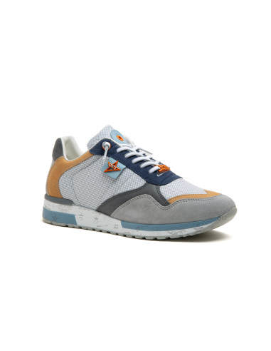 Deportivo de chico piso letras y cierre elástico - CETTI C848-XL - azul