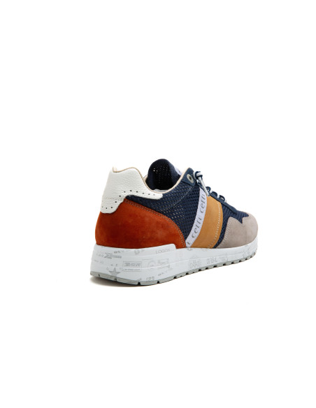 Deportivo chico en rejilla con cordon elástico - CETTI C1370 - azul