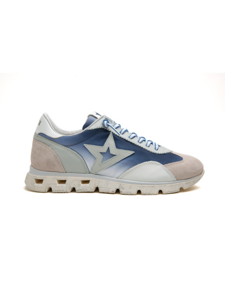 Deportivo chico estrella y cordón elástico - CETTI C1259 - azul