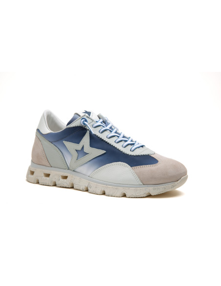 Deportivo chico estrella y cordón elástico - CETTI C1259 - azul