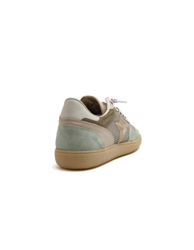Deportivo chico en rejilla con cordon elástico - CETTI C1385 - verde