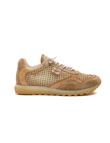 Deportivo hombre piel perforada cordón elástico - CETTI C848 - cuero