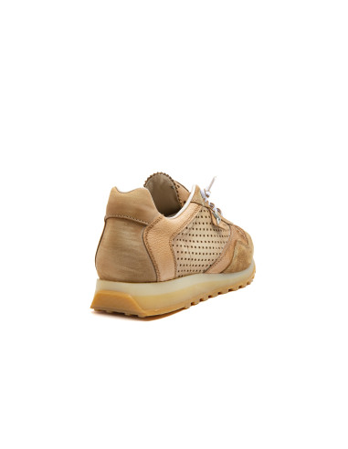 Deportivo hombre piel perforada cordón elástico - CETTI C848 - cuero