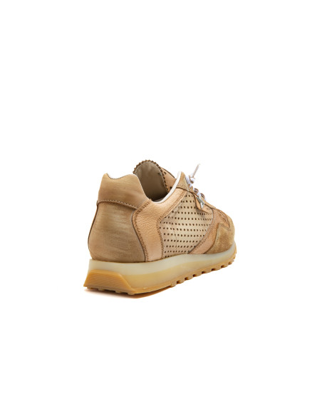 Deportivo hombre piel perforada cordón elástico - CETTI C848 - cuero