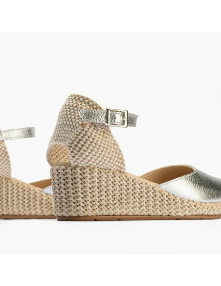 Valenciana con hebilla en laminado ORO- PITILLOS 10634 - plata