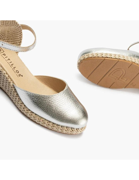 Valenciana con hebilla en laminado ORO- PITILLOS 10634 - plata