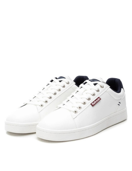 Zapatilla hombre tennis cordón - REFRESH 172495 - blanco