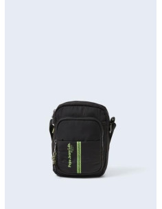 pepe jeans - bandolera negra - PM030672