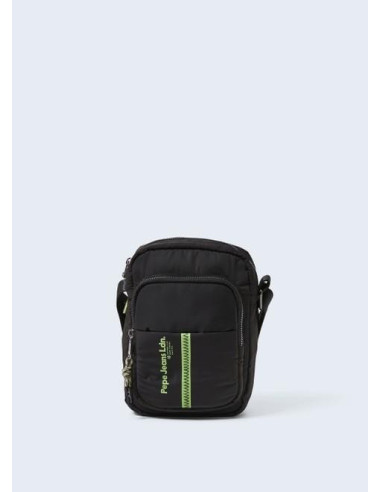 pepe jeans - bandolera negra - PM030672