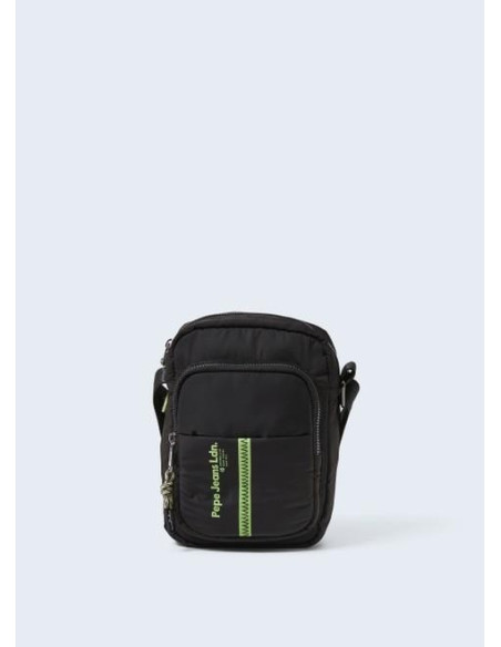 pepe jeans - bandolera negra - PM030672