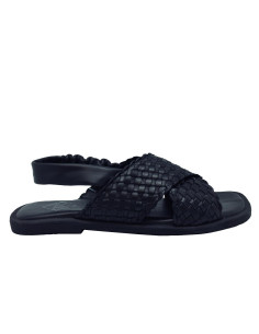 top3 - sandalia negro cruzada - 22696