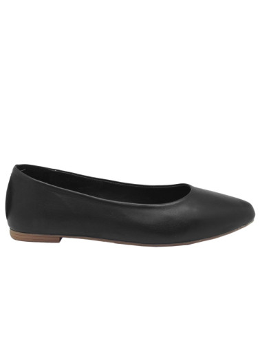 top 3 - francesita piel negro plana -  23340