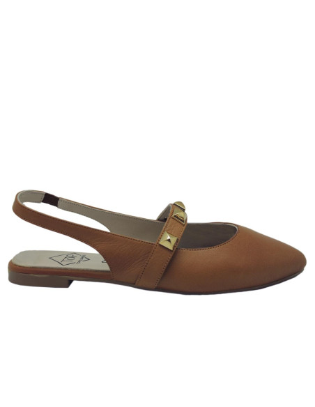top 3 - zapato cuero plano - 23336