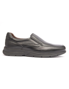 BAERCHI - Mocasin piel negro - 1251