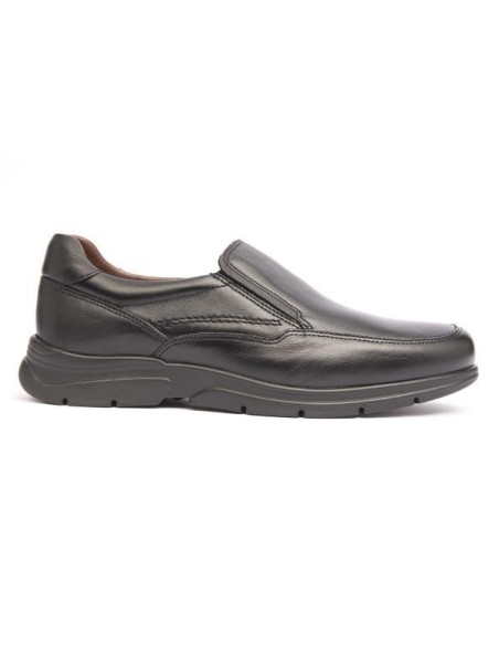 BAERCHI - Mocasin piel negro - 1251