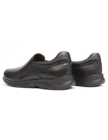 BAERCHI - Mocasin piel negro - 1251