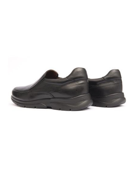 BAERCHI - Mocasin piel negro - 1251