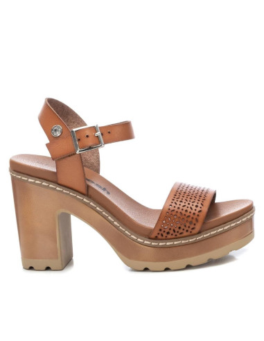 REFRESH - Sandalia taupe tacón - 170777