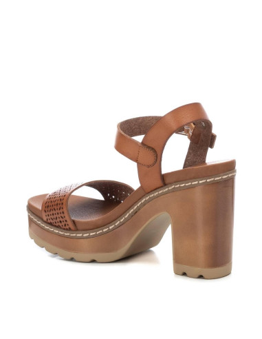 REFRESH - Sandalia taupe tacón - 170777