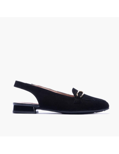 PITILLOS - mocasin abierto negro - 5201
