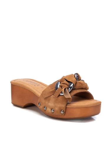 CARMELA - Sandalia madera camel - 160466