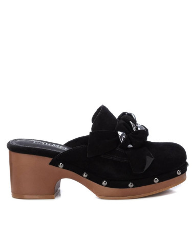 CARMELA - Zueco madera negro - 160466