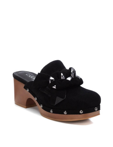 CARMELA - Zueco madera negro - 160466