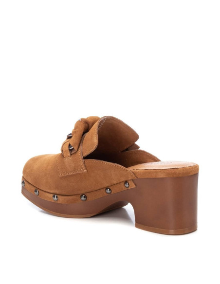 CARMELA - Zueco madera camel - 160469