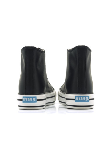 mustang - bota basket negro -  60172