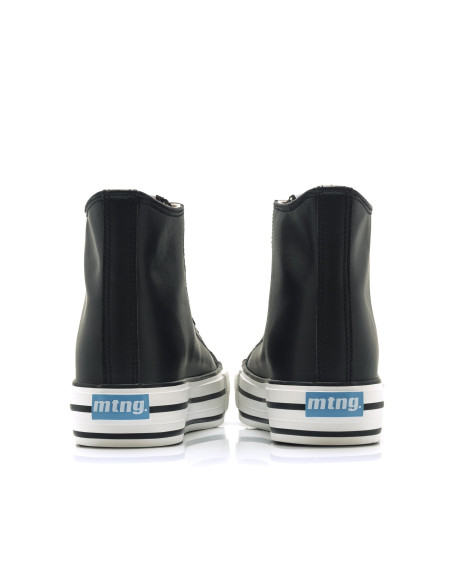 mustang - bota basket negro -  60172