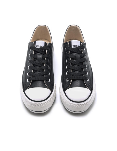 mustang - basket puntera negro - 60173