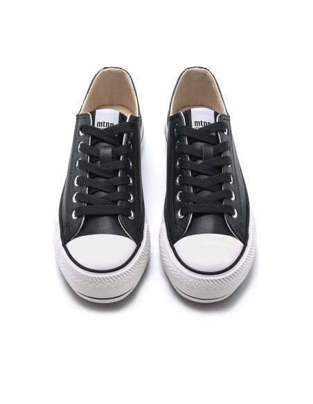 mustang - basket puntera negro - 60173