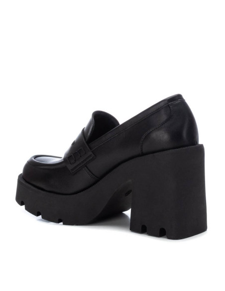 refresh - mocasin negro plataforma - 171413