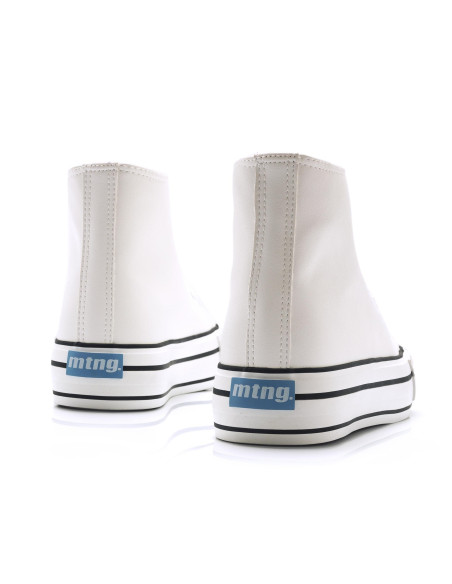 mustang - bota basket blanco - 60172
