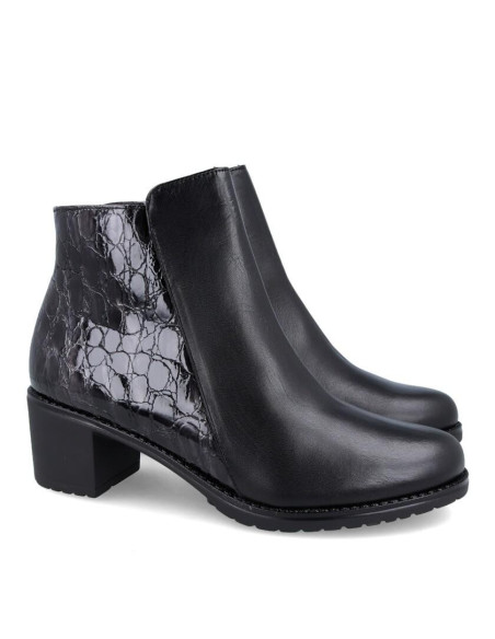 PITILLOS - Botin negro combinado - 5333