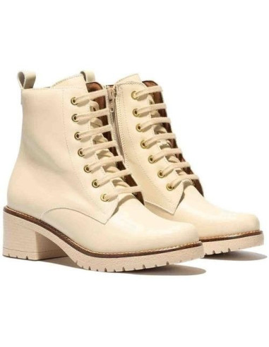 PITILLOS - Bota militar crema - 2725