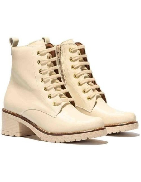 PITILLOS - Bota militar crema - 2725