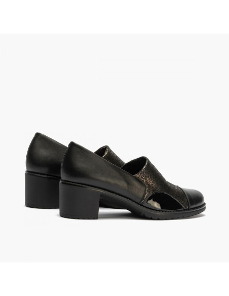 PITILLOS - Zapato combinado negro - 5330